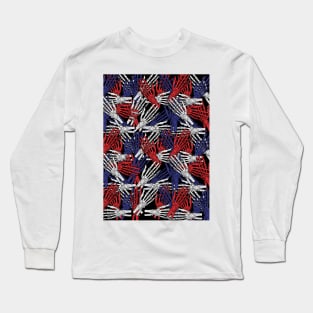 bones (give yourself a hand usa) Long Sleeve T-Shirt